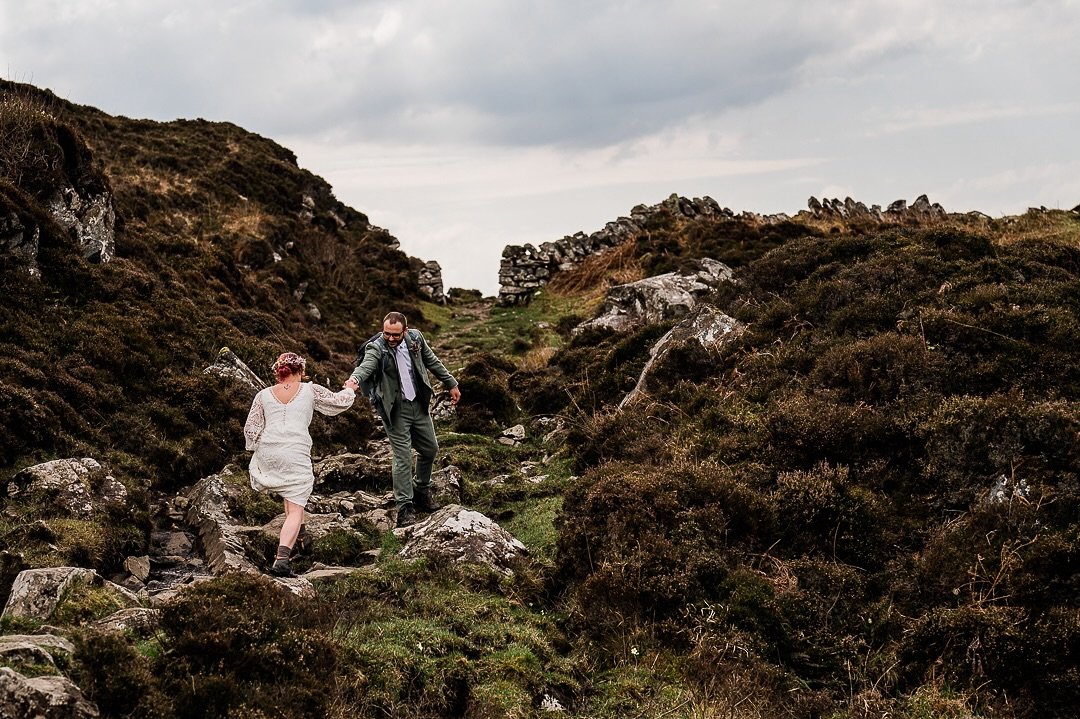 A helping hand! Some remote locations aren&rsquo;t the easiest to get to, but that&rsquo;s what makes them so special. All you need to do is help each other along the way, which is quite symbolic of a marriage. 

Solly &amp; Josh absolutely nailed th